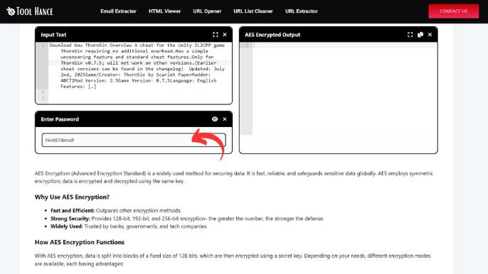 AES Encryption - Free Online Tool