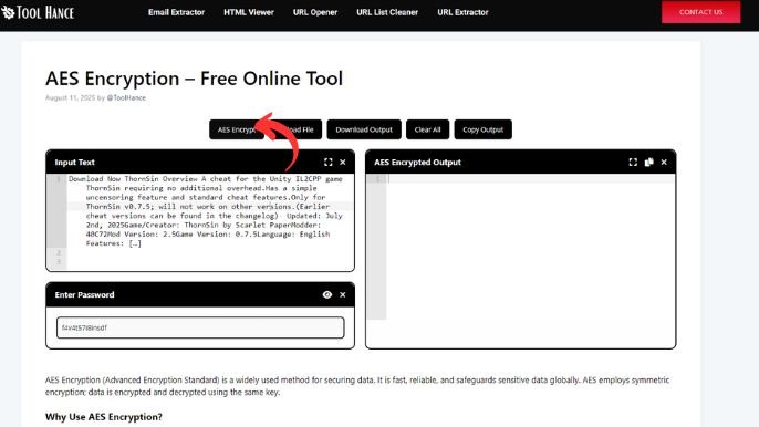 AES Encryption - Free Online Tool