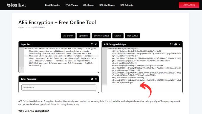 AES Encryption - Free Online Tool