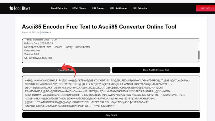 Ascii85 Encoder Free Text to Ascii85 Converter Online Tool