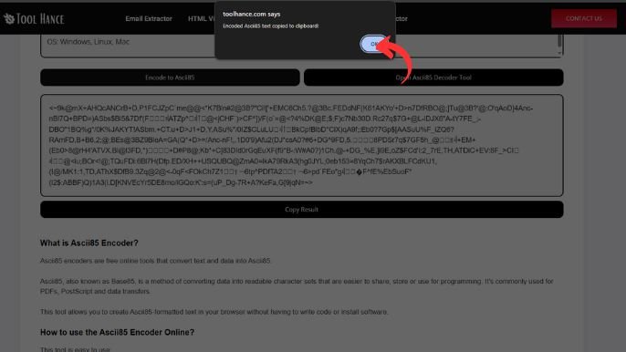 Ascii85 Encoder Free Text to Ascii85 Converter Online Tool