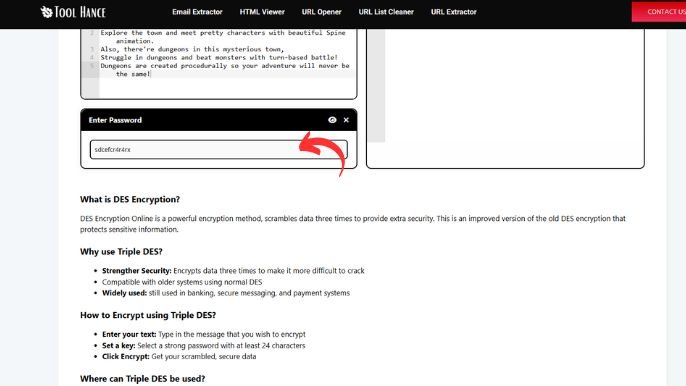 DES Encryption Free Online Tool