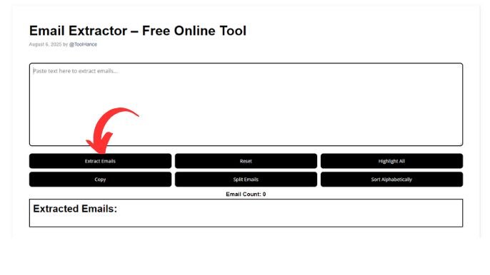 Email Extractor – Free Online Tool