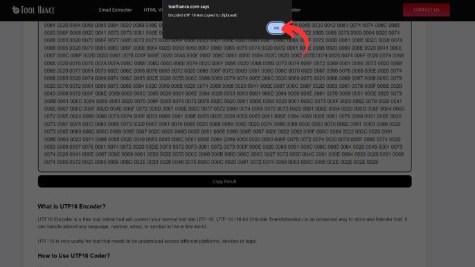 UTF16 Encoder Free Online Tool